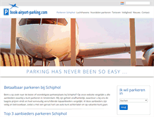 Tablet Screenshot of book-airport-parking.com
